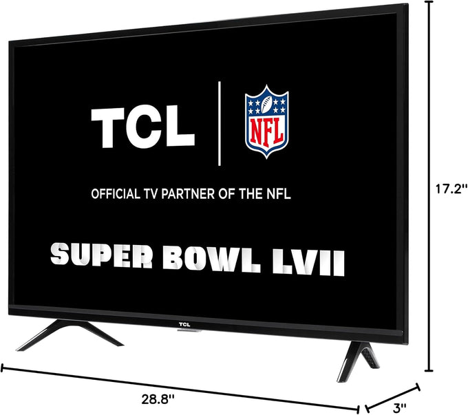 TCL 32-inch Class 3-Series HD LED Smart Android TV - 32S334, 2021 Model