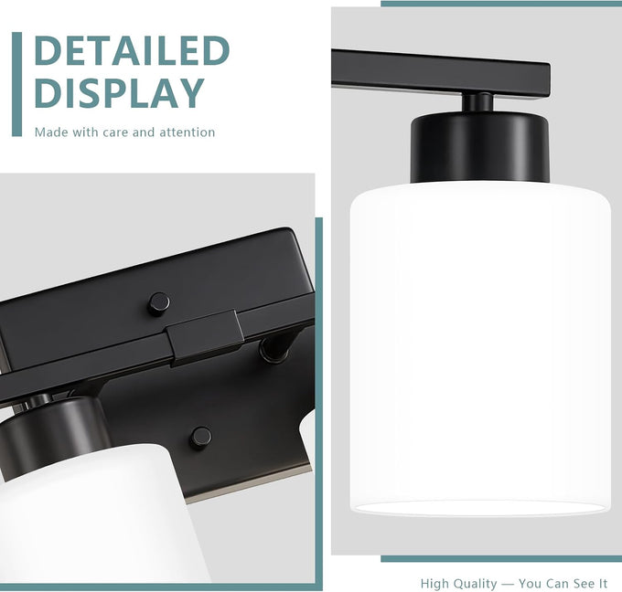 Black Bathroom Light Fixtures Vanity Lighting Over Mirror