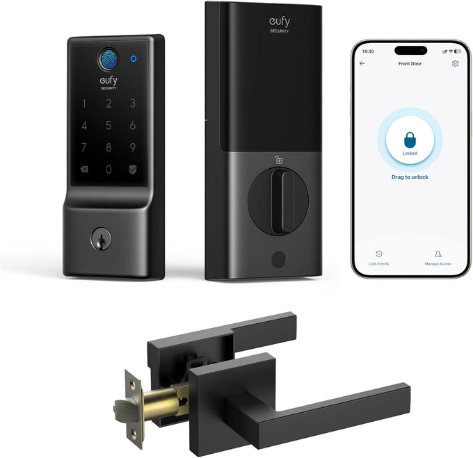 eufy Security Smart Lock C220, Fingerprint Keyless Entry Door Lock