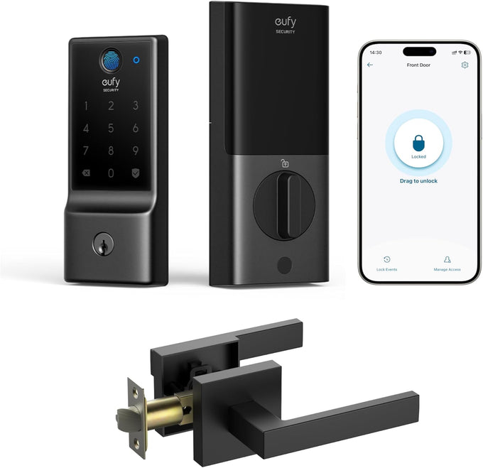 eufy Security Smart Lock C220, Fingerprint Keyless Entry Door Lock