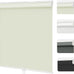 Changshade Blackout Roller Shades Cordless for Windows,100% Room Darkening Window Blinds for Bedroom,Thermal Insulated UV Protection,Easy Install Pull Down Shades for Home,35.5" w x 72" h,White