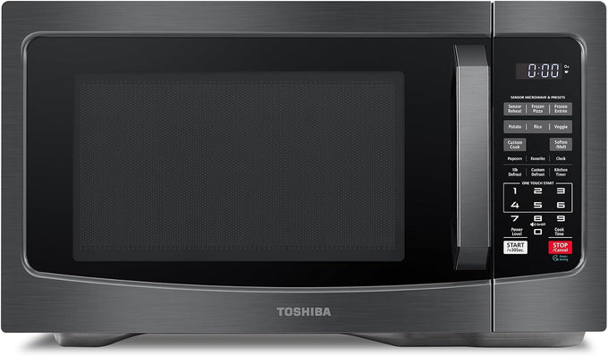 TOSHIBA Countertop Microwave Oven, 1.2 Cu.Ft, 1000W, Black
