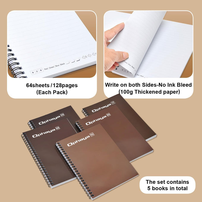 Ophaya Smart Digital Notebook and Smart Pen Real-Time Sync to Phone