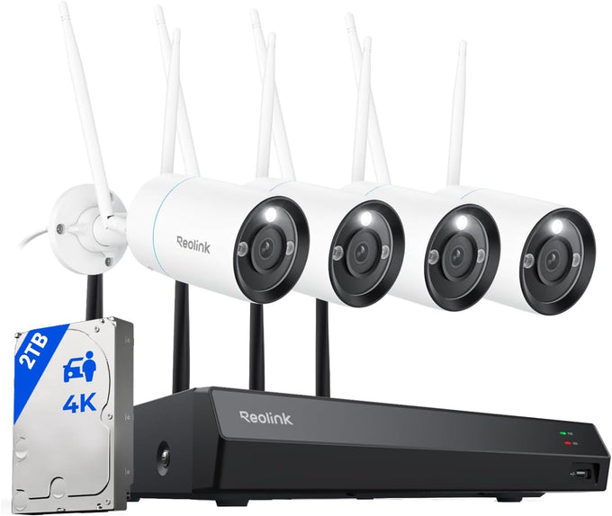 REOLINK Plug-in 4K WiFi 6 Outdoor Security Camera RLC-810WA, Surveillance