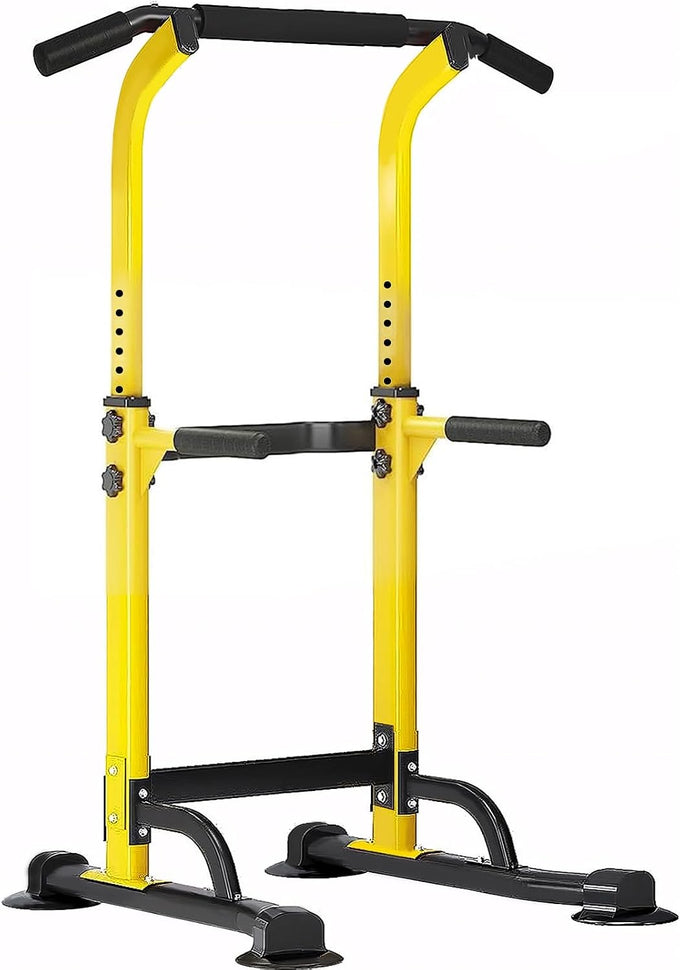 SogesPower Power Tower Dip Station Pull Up Bar Station for Home Gym