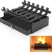 Mxclimate Fireplace Ash Tray Fireplace Log Grate kit,Ember Holder Fireplace Pan for Ash Collection,14'' Firewood Log Burning Rack Fire Grates for Indoor Outdoor Pit Camping Firepit