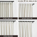 Kayne Studio Grayish White Velvet Pinch Pleated Back Tab Curtains 112 Inch