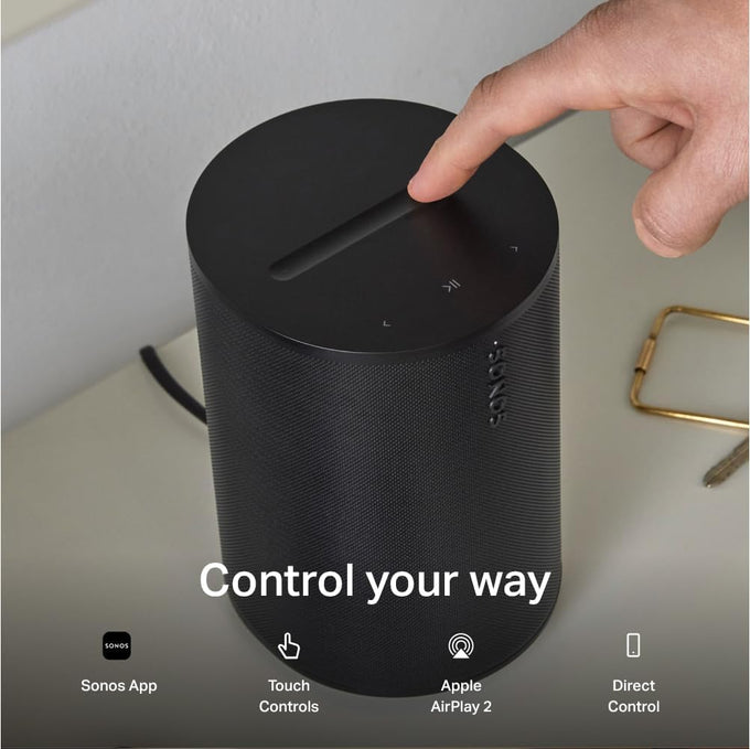 Sonos Era 100 SL Compact, Microphone-Free Speaker - Black