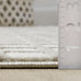 Abani Cream Grid Textured Area Rug - 4' x 6' - Chunky, Plush and Soft Washable Carpet - Perfect for Living Room & Bedroom - Plush Deco Collection