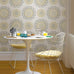 NuWallpaper NU1652 Grey and Yellow Suzani Peel & Stick Wallpaper, Multicolor
