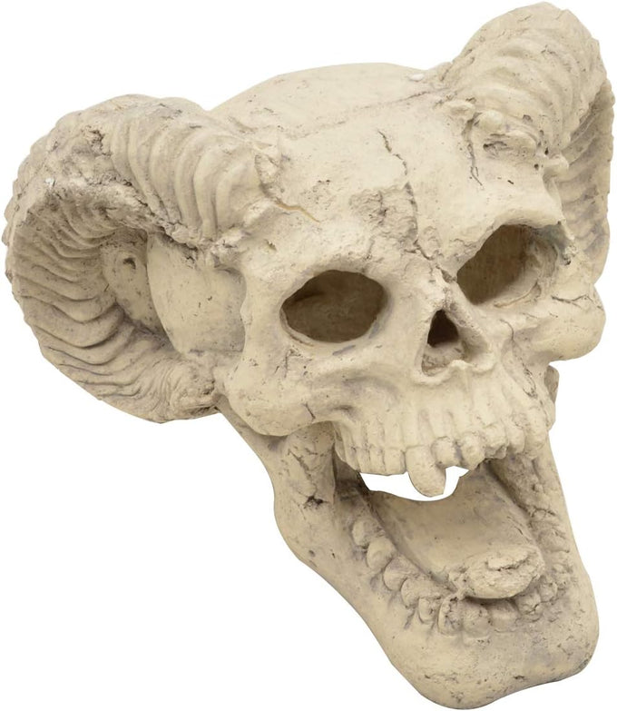 Stanbroil Fire Pit Skull Gas Log for Fireplace Halloween Decor