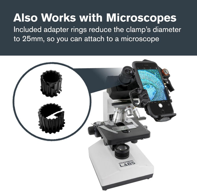 Celestron NexYZ 3-Axis Phone Adapter for Precise Telescope Imaging