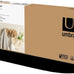 Umbra Picket Coat Rack, Wall Mount 5 Flip-Down Coat Hooks, Natural
