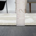 Abani Nuevo Collection Area Rug - Modern Geometric Beige/Cream Design - 4'x6' - Easy to Clean - Durable for Kids and Pets - Non-Shedding - Medium Pile - Soft Feel - for Living Room, Bedroom & Office