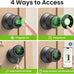 GHome Smart Fingerprint Door Lock, 4-in-1 Smart Lock with Removable Battery