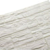 3D Wall Panels Peel and Stick Foam Brick Wallpaper, White, 12Pcs