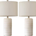 AIEAMPDO 23'' Set of 2 Modern Ceramic Table Lamps for Living Room Bedroom
