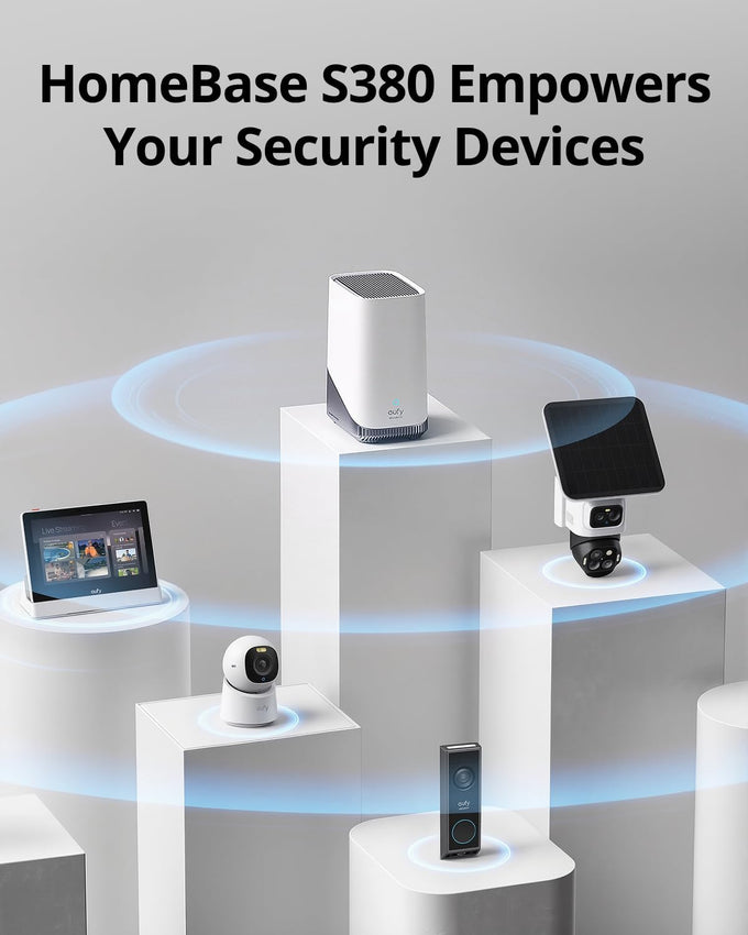 eufy Security HomeBase 3 (HomeBase S380), Smart Hub for eufy Devices