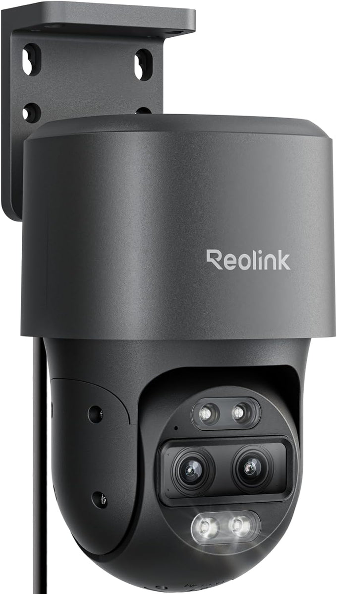 REOLINK TrackMix PoE Grey Dual-Lens PTZ Security Camera 6X Hybrid Zoom