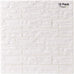 3D Wall Panels Peel and Stick Foam Brick Wallpaper, White, 12Pcs