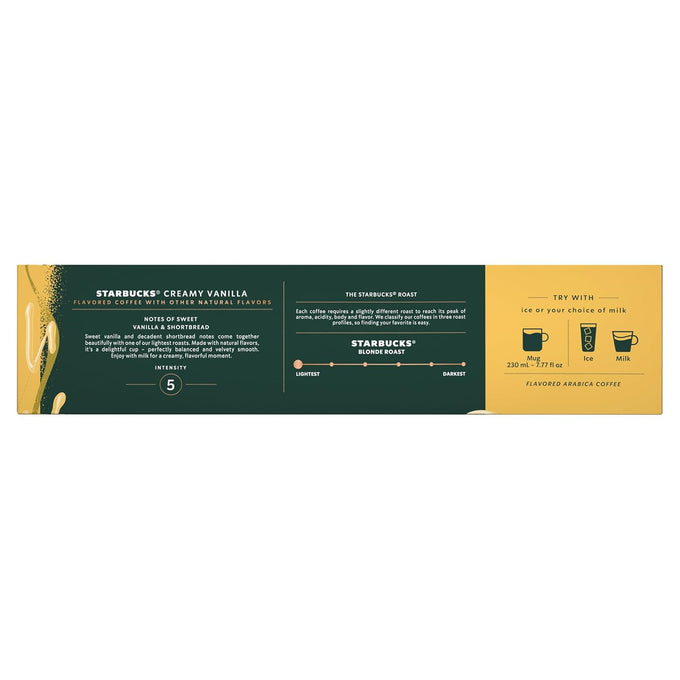 Starbucks by Nespresso Vertuo, Vanilla Flavored Coffee, 30-count