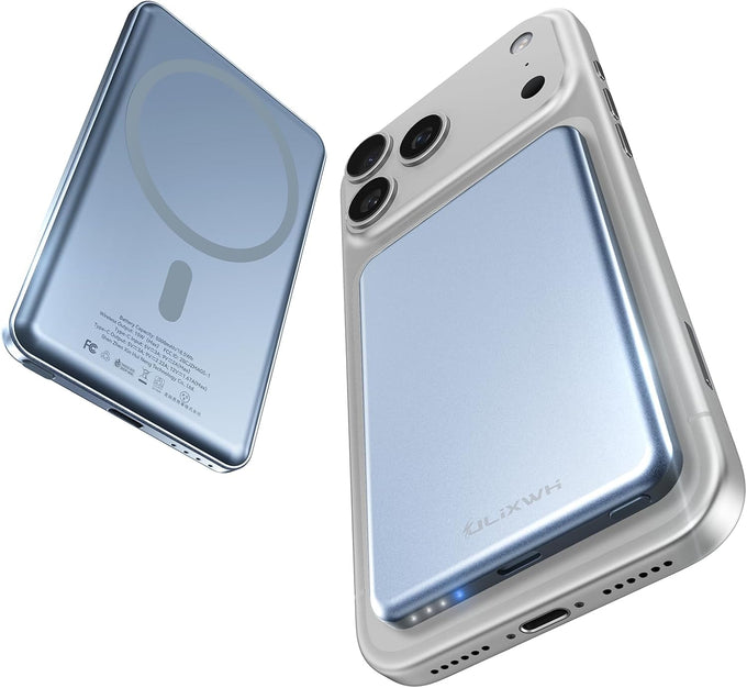 ULiXWH [0.3" Ultra Slim] [Alloy-Made] for Magsafe Portable Charger iPhone