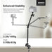 NEEWER Basics Magic Arm with Desk Clamp for Phone Webcam Camera Mic, UA062