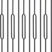 10 Pack Wrought Iron Railing, 44" x 1/2" Rectangular Hollow Staircase Baluster, Black Stair Spindles Balusters for Staircase Interior (5 Rectangular and 5 Straight)