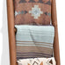 FUIN Blanket Ladder, 57in Wood Rustic Decorative Ladder, Light Gray