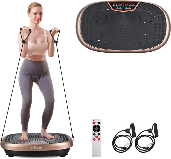 EILISON FitMaxx 3D XL Vibration Plate Exercise Machine with 120 Speeds