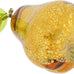 Glass Of Venice Murano Glass Pear Golden Brown Fruit Collectible Figurine for Kitchen Dining Room Home Decoration. Blown Glass Italian Handmade Gift