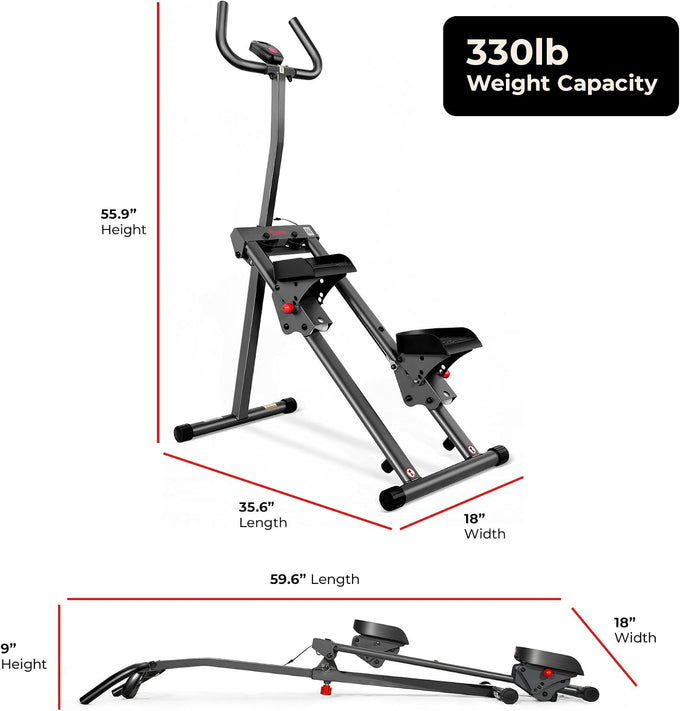 Sunny Health & Fitness Climbing Stair Stepper for Home Gym