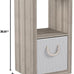 Better Homes and Gardens.. Bookshelf Square Storage Cabinet 4-Cube Organizer (Weathered) (White, 4-Cube) (Rustic Gray, 2-Cube)