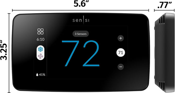 Sensi Touch 2 Smart Thermostat Wi-Fi, Alexa, Energy Star Certified, ST76
