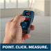 BOSCH GLM100-23 100 Ft Blaze Laser Distance Measure, with 2 AA Batteries