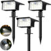 nipify 10 Pack 62 LED Solar Spot Lights Outdoor Motion Sensor with 3 Modes