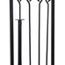Fireplace Tools Set 5 Piece, 30.5 in Wrought Iron, Animal Print