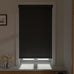 MYshade Cordless Blackout Roller Shades for Windows with Valance, Thermal Insulated UV Blocking Fabric, Cordless Window Blinds for Bedroom & Living Room, Easy Install, 24" W x 72" H, Black
