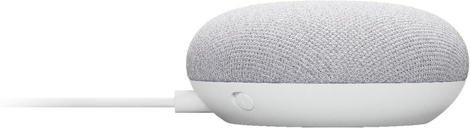 Google Nest Mini 1st Generation Bluetooth Speaker (International Version) with US Power Adapter (Chalk), Gray, GG1STAPG1