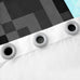 Castle Fairy Red Blue Sword Bedroom Decor Curtains,Sandbox Building Games Window Curtain,Kids Teens Pixelated Style Swords Window Treatment Grey Black Camo Blackout Drapes 2 Panels,52Wx90L