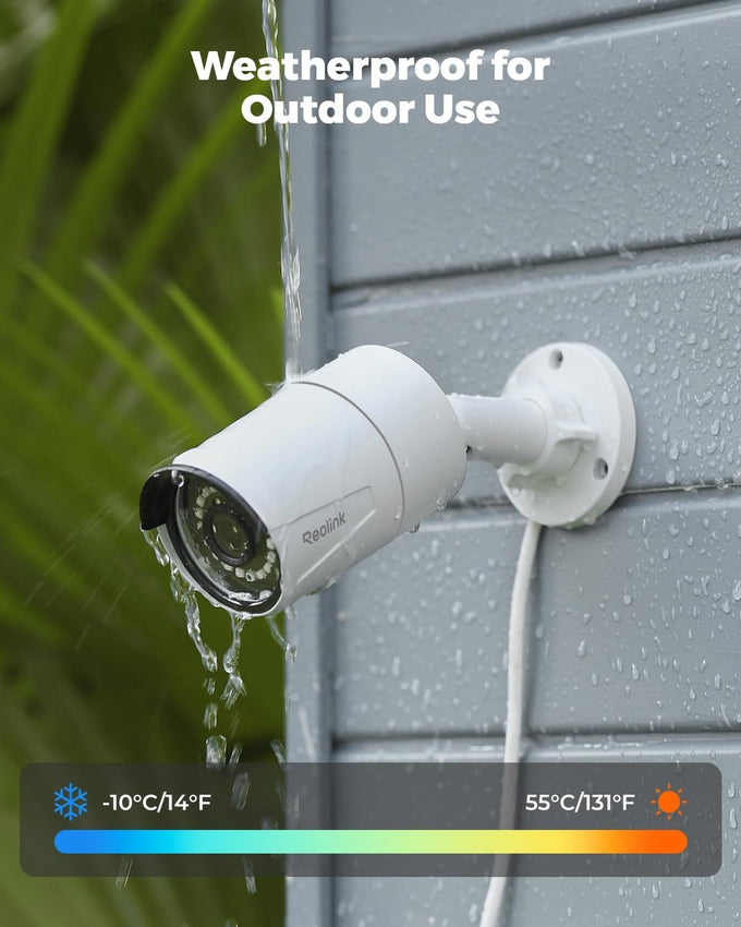 REOLINK 5MP PoE Security Camera RLC-510A, 100ft IR Night Vision