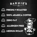Barnie's Coffee Santa's White Christmas Single Serve Coffee Pods with Coconut, Vanilla, and Caramel Flavors, Medium Roast Arabica Coffee Beans Compatible with Keurig Brewers, 48 Count