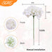 80 PCS White Hydrangea Artificial Flowers, Ivory Silk Full Flowers Heads with Stems for Wedding Centerpieces, Home, Garden, Baby Shower, Party Decoration