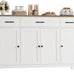 HORSTORS 55" W Buffet Cabinet with Storage, Kitchen Storage Cabinet, Black