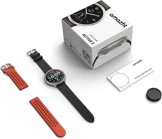 Amazfit Active 2 Premium Smart Watch 1.32" Sapphire Glass, GPS, iOS/Android