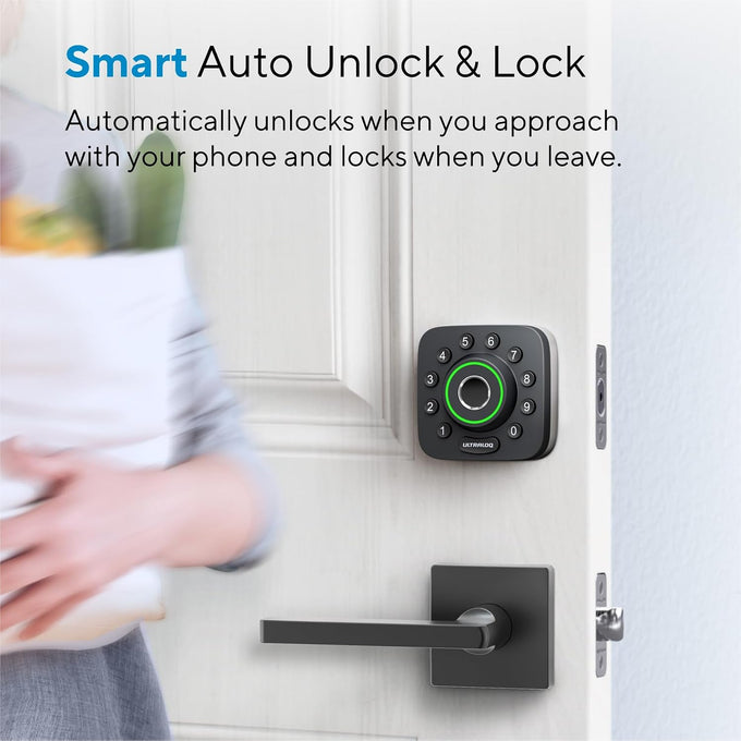 ULTRALOQ U-Bolt Pro WiFi Smart Lock with Door Sensor, App Remote Control