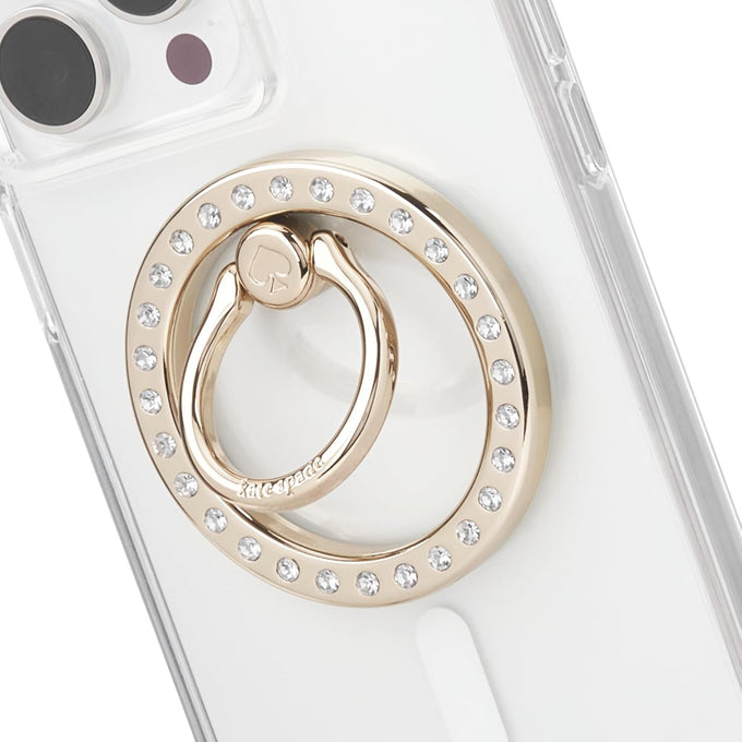 kate spade new york Magnetic Phone Ring Grip with Stand - Tortoiseshell