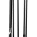 5 Pieces Fireplace Tools Sets Wrought Iron Firewood Kit with Handle Durable Tool Set and Holder for Fire Pit Stand Indoor Tong Shovel Poker Brush Firewood Accessories (Black)