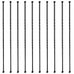 Sidasu 16-Pack Wrought Iron Stair Balusters, 44" Basket Twist Design