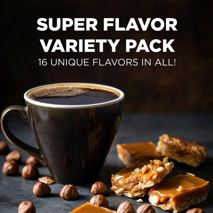 Maud's Super Flavored Coffee Pods Variety Pack, 80ct, 16 Assorted Flavors